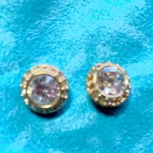 ANGELIC STUD EARRINGS with GOLD-TONE PLATED